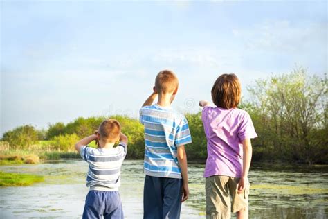 Children Explore Nature Stock Photo Image Of Expression 32551348