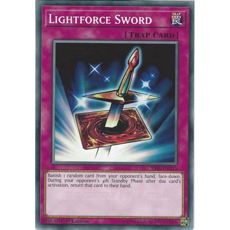 Yu Gi Oh Trading Card Game Lightforce Sword Ss01 Ena15 Speed Duel