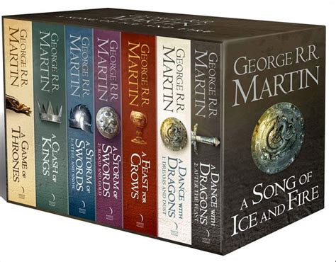 a song of ice and fire the complete box set of all 7 books george r r martin