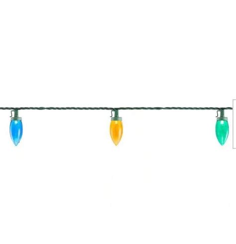 Home Accents Holiday 65 Ft 100 Ct Multi Color C9 Led Christmas Lights