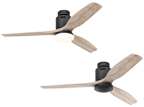 Dc deckenventilator ohne flügel mit licht und fernbedienung, weiß, designer. Deckenventilator Aerodynamix Basaltgrau / Holz | Creoven