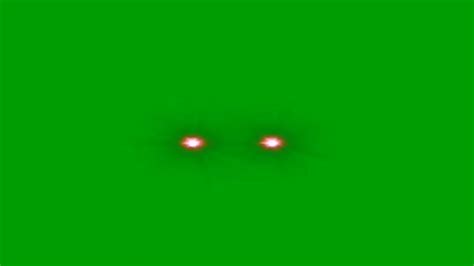 Glowing Red Eyes Green Screen