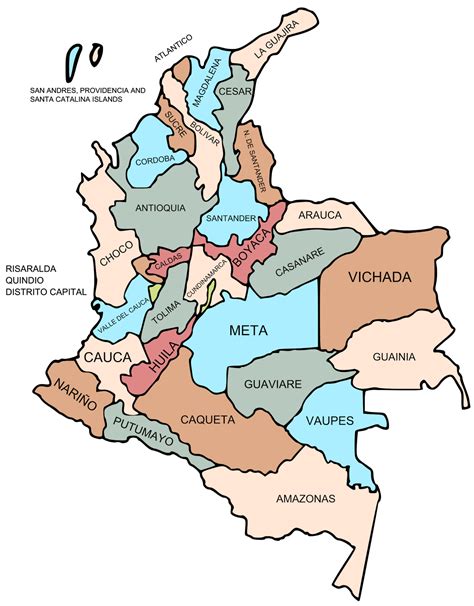 Colômbia Mapas Da Colômbia Enciclopédia Global