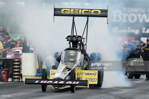 Top Fuel Driver Richie Crampton In Action At The Finals Of The 60th