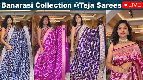 Banaras Saree Collection By Teja Sarees With Prices Brideessentials Tejasarees