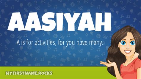 Aasiyah First Name Personality And Popularity