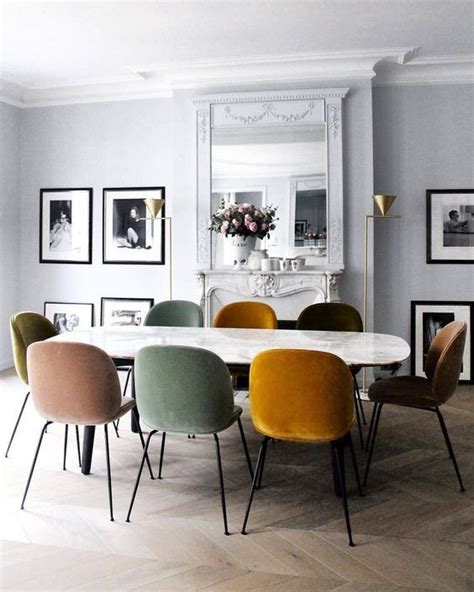 35 Stylish Ways To Mix And Match Dining Chairs Scandinavian Dining