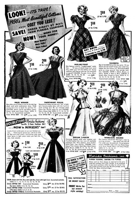 Fashion History Womens Clothing Of The 1950s Fashion History