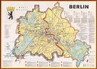 Ost berlin mapa - Mapa de la ost de berlín (Alemania)
