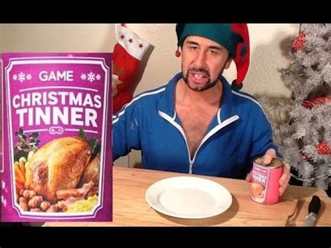 The holidays can be stressful. Christmas Tinner Review / Christmas dinner in a can - YouTube