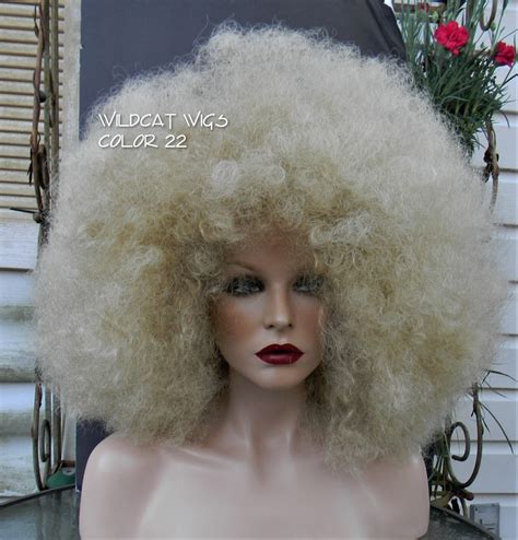 Afro Big Jumbo Afro Wig Blonde Unisex Wig Costume Theater