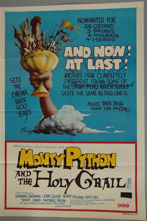 Monty Python And The Holy Grail Original Vintage Film Poster Original