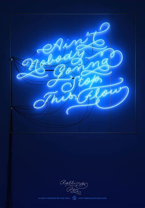 25 Bright And Funky Neon Typography Designs Bashooka Neon Words Neon