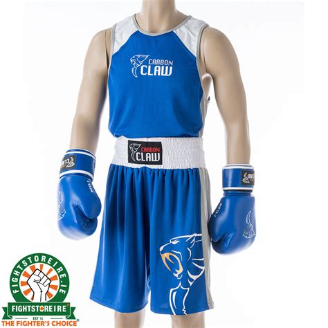 Carbon Claw Amt Premium Boxing Vest Blue Fight Store Ireland