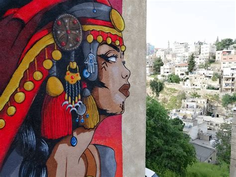 Itinerario Artistico Ad Amman Tra Murales Gallerie E Arte