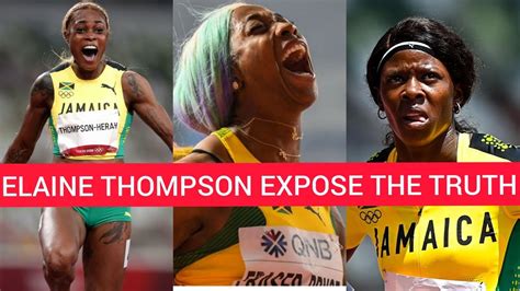 Elaine Thompson Exp0se That Shelly Ann And Her Benefited From Being Rivals Shericka Jackson Next