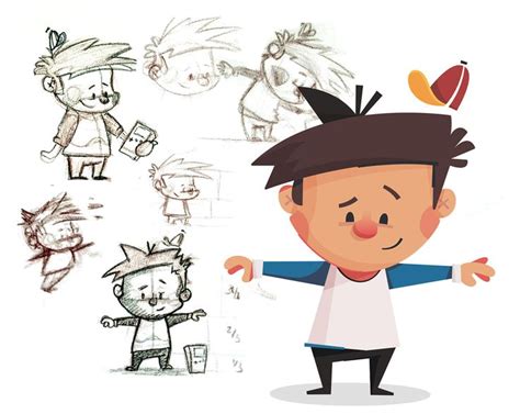 Childrens Book Character Design Process On Behance Illustraties