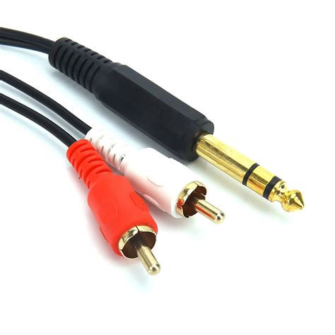 Audio Cables Accessories Mm To Rca Cable Qaoquda Mm Inch
