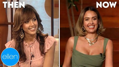 Then And Now Jessica Albas First And Last Appearances On The Ellen