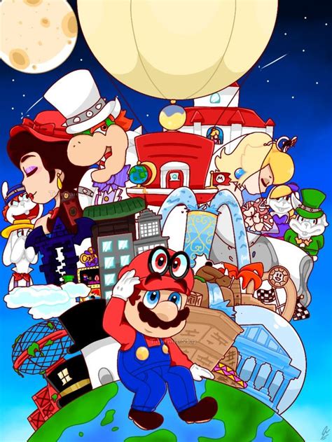 Super Mario Odyssey 1st Anniversary By