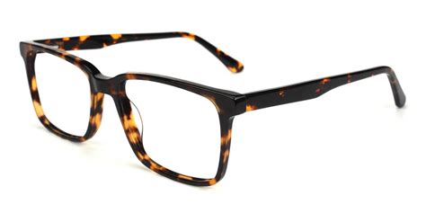 Sakou Rectangle Eyeglasses In Tortoise Sllac