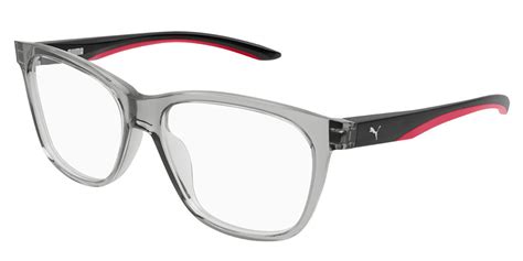 puma pu0208o 007 glasses shiny clear visiondirect australia