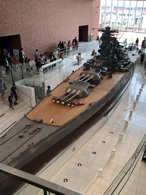 110 Scale Model Of Battleship Yamato Yamato Museum Kure Aug 2019