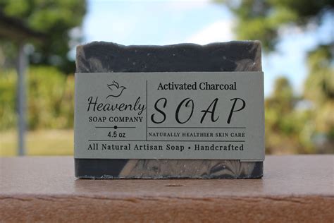 Activated Charcoal Natural Soap Heavenly Soap Company