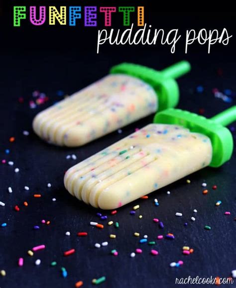 Funfetti Pudding Pops Recipe Sprinkles Rachel Cooks