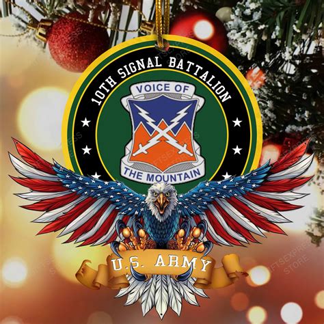 10th Signal Battalion Christmas Ornament Tsexpress