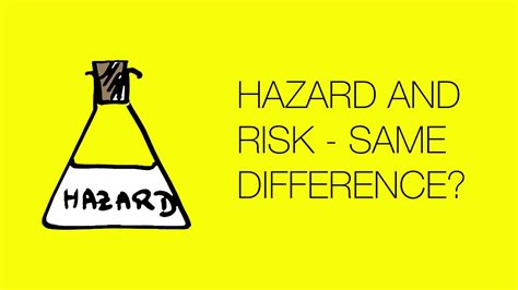 Hazard And Risk Whats The Difference Youtube