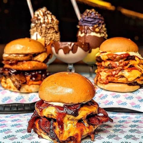 Burgers 🍔 And Milkshakes ️ ️ Tasty Food Yum