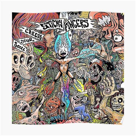Sticky Fingers Caress Your Soul Album Cover Poster For Sale By