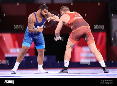 Gable Dan Steveson Usa Blue Vs Geno Petriashvili Geo Red In The