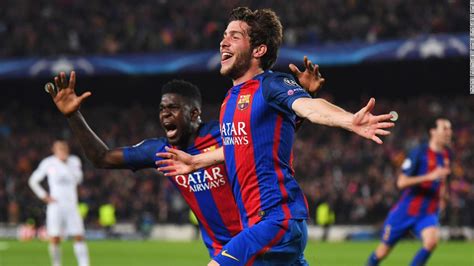 Well, when we won against psg with barcelona it was completely. Barcelona routs PSG in historic Champions League comeback ...