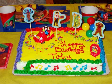 The Wiggles Theme Birthday Cake Wiggles Birthday Wiggles Party 3rd