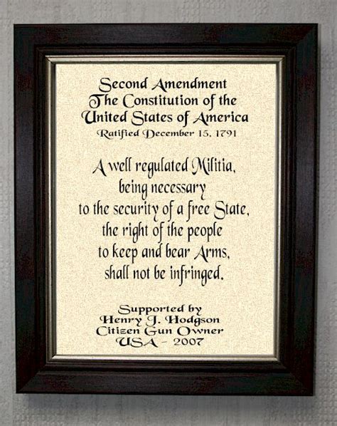 The Bill Of Rights With The Second Amendment Original And Reproduction