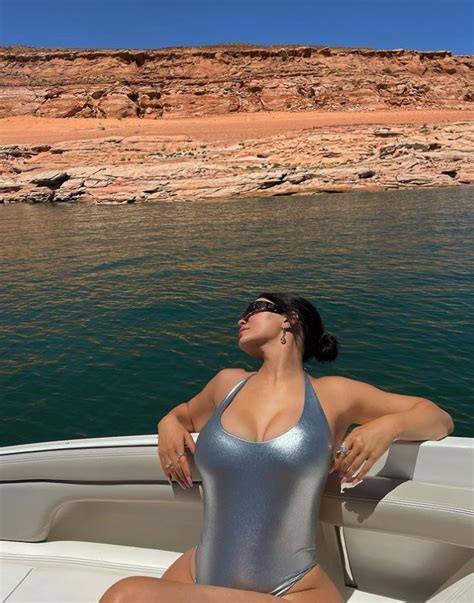 Kylie Jenner Spills Out Of Plunging Swimsuit And Dances With Friends At Boozy Lake Party After