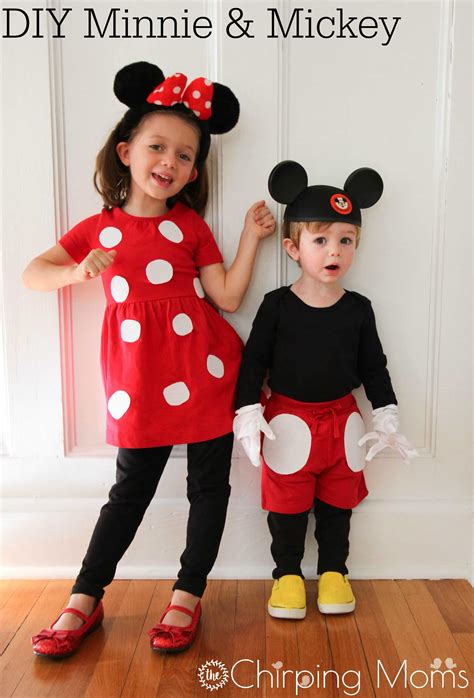 Diy Minnie Mouse Mickey Mouse Costume 2 The Chirping Moms
