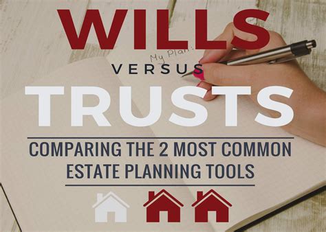 Wills Vs Trusts Infographic