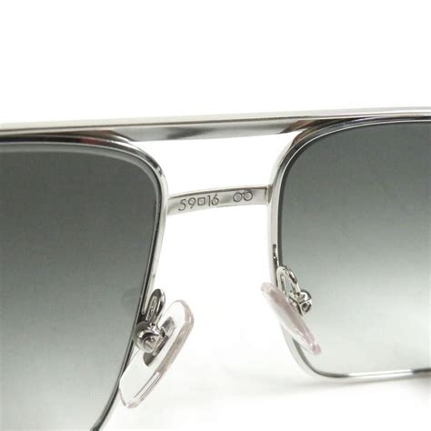 Louis Vuitton Sunglasses Damier Attitude Z0260u Unisex Silver Black Gray Ebay