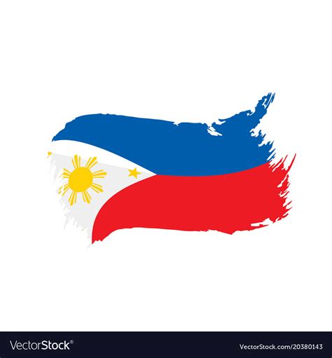 Philippines Flag Royalty Free Vector Image Vectorstock