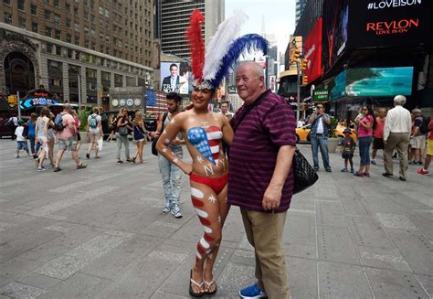Desnudas Topless Women In Times Square Involved In Two Police Incidents