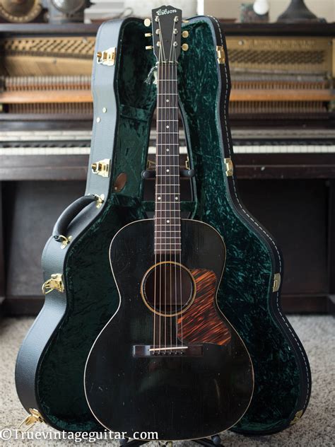 Vintage 1937 Gibson L 00 Black Acoustic Guitar True Vintage Guitar