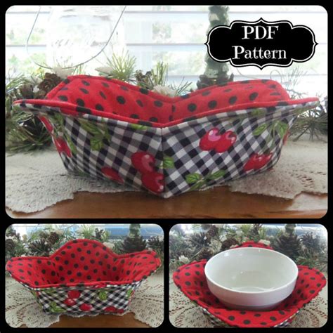 Pattern Download 1 Hour Hot Bowl Cozy Holder Petal Style Crafty