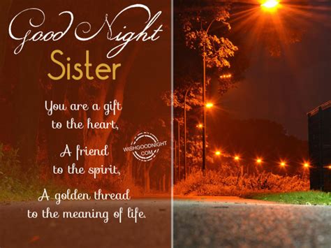 Good Night Wishes For Sister Good Night Pictures