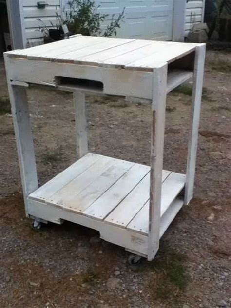 It Is Pretty Basic But It Went From Pallet To Microwave Cart In An