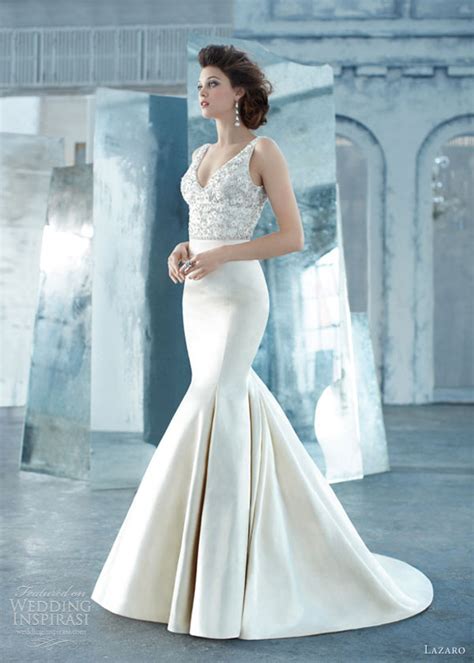 Mermaid and trumpet wedding gowns will capture your heart and render you that sense of individuality. Lazaro Spring 2013 Wedding Dresses | Wedding Inspirasi ...