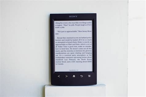Review: Sony Reader (PRS-T2) | WIRED