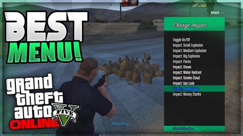 I had gta v on my ps3 and i was able to obtain a mod menu that had like 5 mod menus in one (and only worked offline). PC/PS4/XBOX ONE GTA 5 Online Mod Menu + Download - YouTube